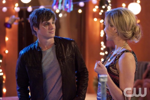 "Should Old Acquaintance Be Forgot"--LtoR: Matt Lanter as Liam Court and Arielle Kebbel as Vanessa on 90210 on The CW Photo: Michael Desmond &copy;2011 The CW Network. All Rights Reserved.