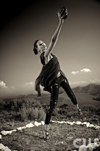 "Exploring Greece" -- Nigel Barker photographs the models re-creating ancient Olympic sports on America's Next Top Model on The CW.  Pictured: Angelea Photo: Nigel Barker/Pottle Productions Inc ©2011 Pottle Productions Inc. All Rights Reserved.