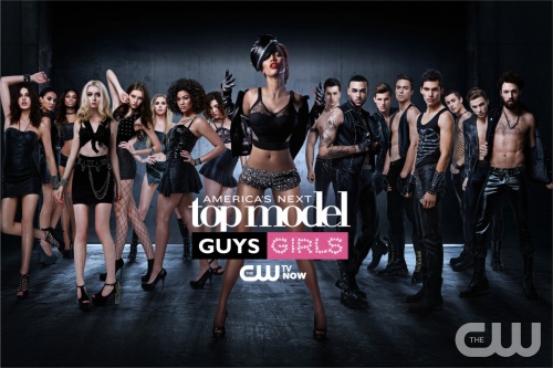 America's Next Top Model on The CW. Pictured: Cycle ANTM20 contestants Jiana, Kanani, Renee, Nina, Jourdan, Alex, Chlea, Bianca, Judge Tyra Banks,  Jeremy, Don, Chris S., Mike, Marvin, Cory, Chris H. and Phil -    Photo: Massimo Campana/Pottle Productions Inc   ©2013 Pottle Productions Inc. All Rights Reserved.