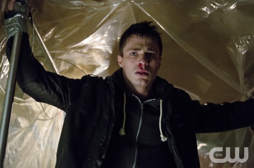 Arrow -- "Salvation" -- Image AR118b_0017b -- Pictured: Colton Haynes as Roy Harper -- Photo: Cate Cameron/The CW -- © 2013 The CW Network. All Rights Reserved