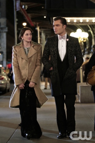 "The Wrong Goodbye"  -- Leighton Meester as Blair Waldorf and Ed Westwick as Chuck Bass on the Gossip Girl on The CW.  Photo credit: Giovanni Rufino/ THE CW 2011 The CW Network, LLC. All Rights Reserved