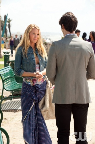 "The Wrong Goodbye" --  Blake Lively as Serena Van Der Woodsen and Ethan Peck on Gossip Girl on The CW. Photo: Colleen E. Hayes/ THE CW 2011 The CW Network, LLC. All Rights Reserved