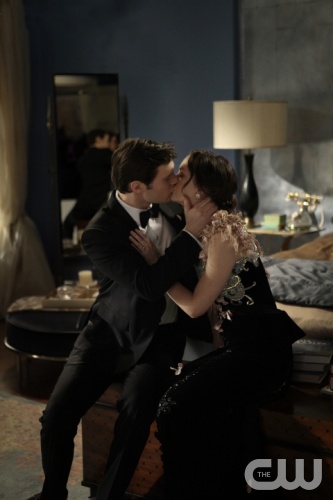 "Shattered Bass"  -- Hugo Becker as Louis and Leighton Meester as Blair Waldorf on Gossip Girl on The CW. Photo credit: Giovanni Rufino/ THE CW 2011 The CW Network, LLC. All Rights Reserved