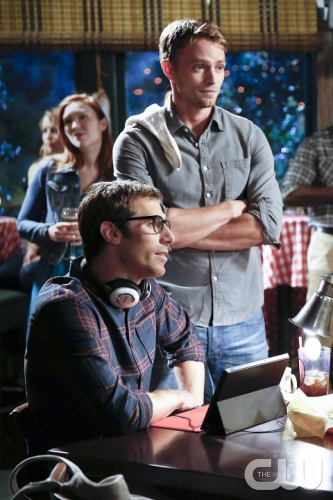 Hart of Dixie -- "I Run to You" -- Image Number: HA307a_0088b.jpg -- Pictured (L-R): Josh Cooke as Joel and Wilson Bethel as Wade -- Photo: Greg Gayne/The CW -- © 2013 The CW Network, LLC. All rights reserved.