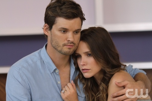 One Tree Hill  "Asleep At Heaven's Gate"  Pictured (L-R) Austin Nichols as Julian and Sophia Bush as Brooke Davis.  Photo Credit: Fred Norris/The CW  &copy; 2010 The CW Network, LLC. All rights reserved.