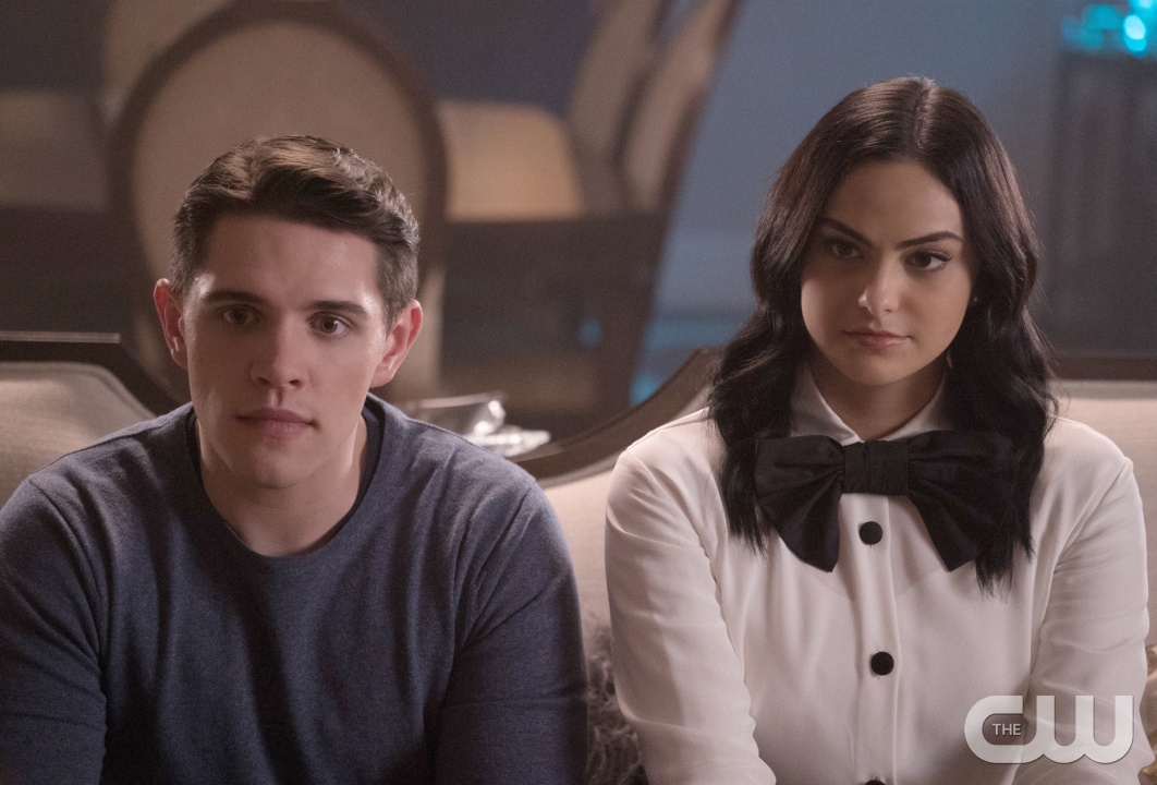 Riverdale 02x16-- "Chapter Twenty-Nine: Primary Colors" -- Image Number: RVD216d_0083.jpg -- Pictured (L-R): Casey Cott as Kevin and Camila Mendes as Veronica -- Photo: Katie Yu/The CW -- ÃÂ© 2018 The CW Network, LLC. All Rights Reserved.