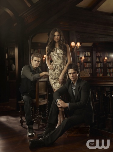 The Vampire Diaries  Pictured: Paul Wesley as Stefan, Nina Dobrev as Elena, Ian Somerhalder as Damon  Photo Credit: Art Streiber / The CW  © 2010 The CW Network, LLC. All Rights Reserved.