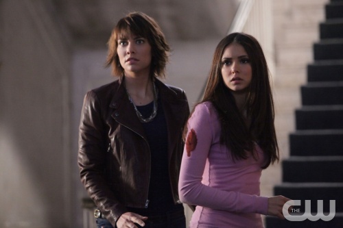 "Rose" - Lauren Cohan as Rose, Nina Dobrev as Elena in THE VAMPIRE DIARIES on The CW. Photo: Quantrell Colbert/The CW &copy;2010 The CW Network, LLC. All Rights Reserved.