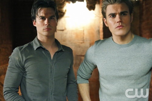 "The Dinner Party" - Ian Somerhalder as Damon Salvatore and Paul Wesley as Stefan Salvatore in THE VAMPIRE DIARIES on The CW. Photo: Quantrell Colbert/The CW ©2011 The CW Network, LLC. All Rights Reserved.