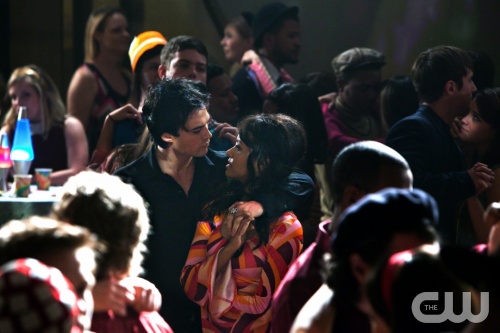 "The Last Dance" - Ian Somerhalder as Damon Salvatore and Katerina Graham as Bonnie in THE VAMPIRE DIARIES on The CW. Photo: Annette Brown/The CW ©2011 The CW Network, LLC. All Rights Reserved.