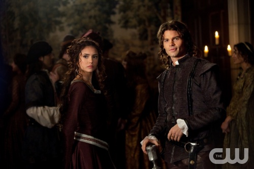 "Klaus" - Nina Dobrev as Catherine and Daniel Gillies as Elijah in THE VAMPIRE DIARIES on The CW. Photo: Bob Mahoney/The CW &copy;2011 The CW Network, LLC. All Rights Reserved.