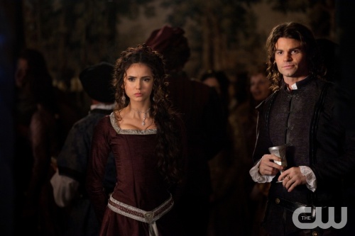 "Klaus" - Nina Dobrev as Catherine and Daniel Gillies as Elijah in THE VAMPIRE DIARIES on The CW. Photo: Bob Mahoney/The CW ©2011 The CW Network, LLC. All Rights Reserved.