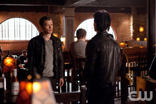 "The New Deal"--LtoR: Joseph Morgan as Klaus and Ian Somerhalder as Damon Salvatore on THE VAMPIRE DIARIES on The CW. Photo: Bob Mahoney/The CW &copy;2011 The CW Network.  All Rights Reserved.