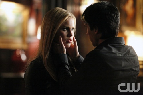 "Break On Through"--LtoR: Claire Holt as Rebekah and Ian Somerhalder as Damon on THE VAMPIRE DIARIES on The CW. Photo: Quantrell D.Colbert/The CW ©2012 The CW Network. All Rights Reserved.
