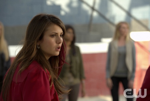 The Vampire Diaries -- "Graduation" -- Pictured: Nina Dobrev as Elena -- Image Number: VD423b_1528.jpg â€” Photo: Curtis Baker/The CW -- © 2013 The CW Network, LLC. All rights reserved.