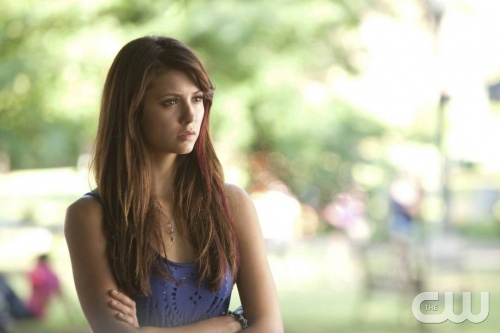 The Vampire Diaries -- "True Lies" -- Image Number: VD502a_0156.jpg Pictured: Nina Dobrev as Elena  Photo: Annette Brown/The CW -- © 2013 The CW Network, LLC. All rights reserved.