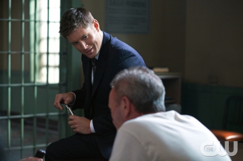 Supernatural – “Heartache” – Image SN801b_0152 -- Pictured (L-R): Jensen Ackles as Dean, and Paul Boyle as Arthur -- Credit: Liane Hentscher/The CW -- ©2012 The CW Network. All Rights Reserved